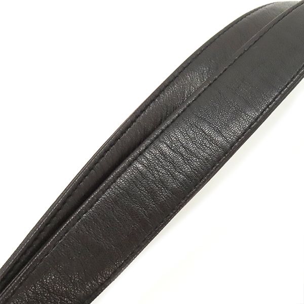 Chanel Shoulder Bag Coco Mark Lambskin Black Gold Hardware Chain Shoulder