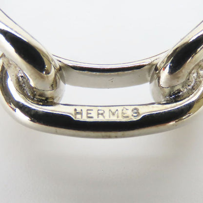 Hermes Scarf Ring Chaine D'ancre Metal Silver Accessory Small Item Ladies Women