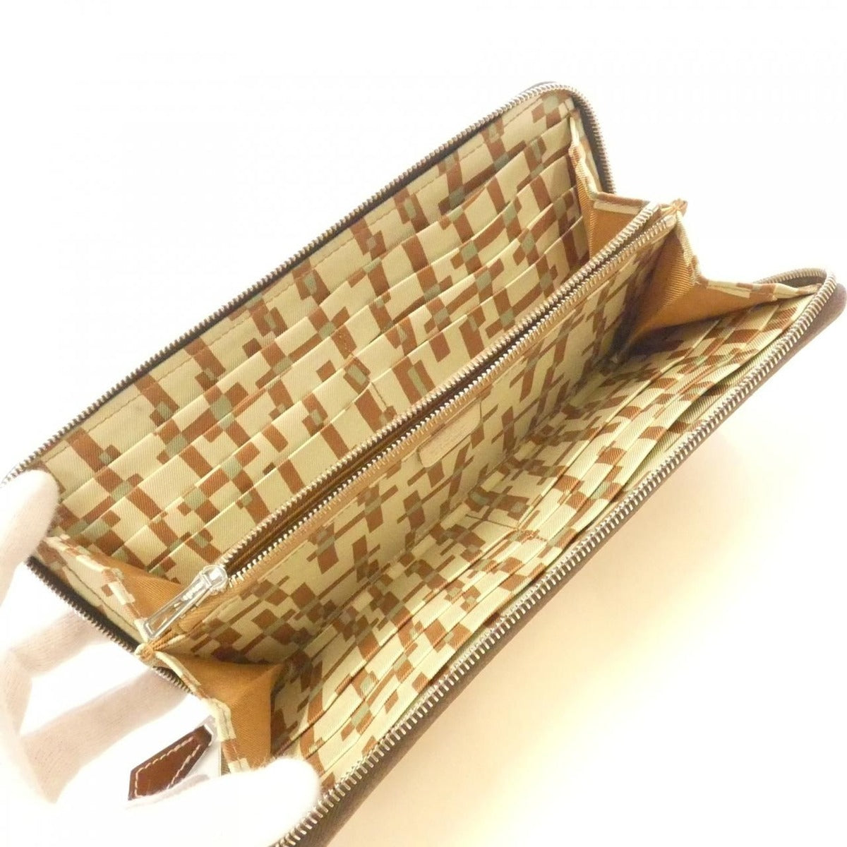 Hermes en Fil Silk in Classic Wallet — view 5