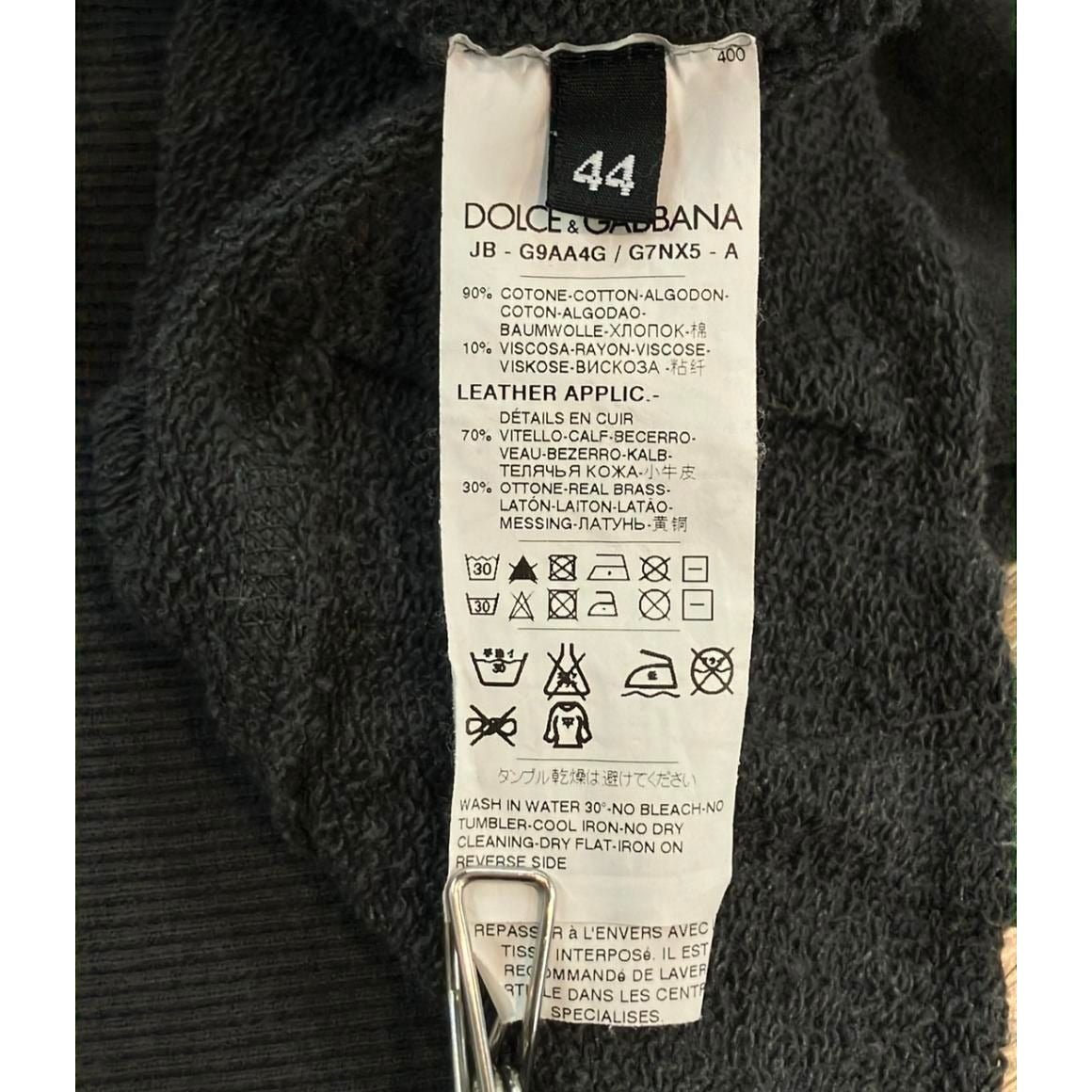 Dolce & Gabbana Long Sleeve Pullover Hoodie Inside Out 44 Sweater — view 4