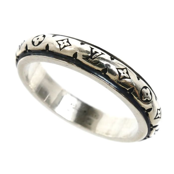 Louis Vuitton 925 Sterling Silver Ring LV Bamboo