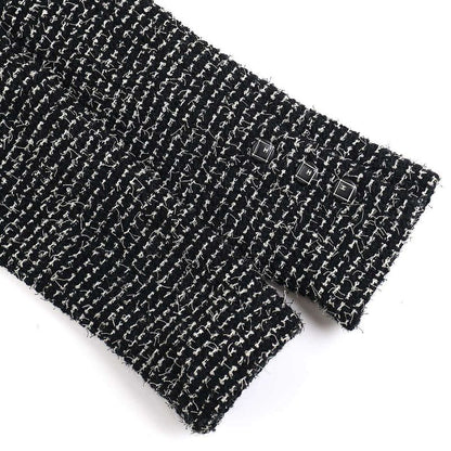 Chanel 2003c Coco Button Tweed Jacket P20548v11528 Black 38