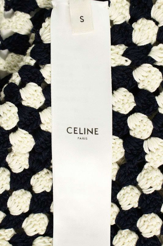 Celine Rr0a9d072 Crochet Cotton Mini Skater Dress Women's S