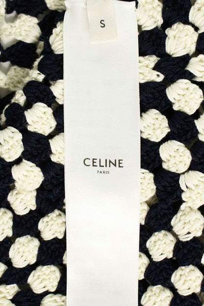 Celine Rr0a9d072 Crochet Cotton Mini Skater Dress Women's S