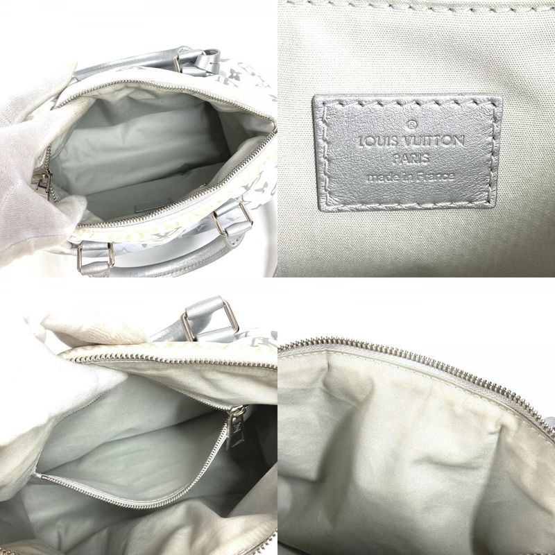 Louis Vuitton Handbag Speedy Bandoliere 25 M11848 Nylon/leather Frosted Silver