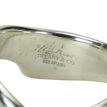Tiffany & Co Ring - Ring Curved Wave Heart 925 Silver Approx 4.7g Silver Elsa
