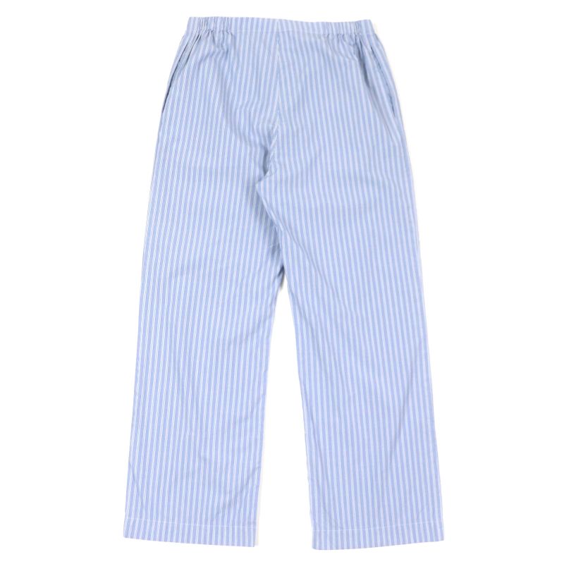 Celine 2p01a870v 100% Cotton Stripe Poplin Triomphe Embroidered Logo Button