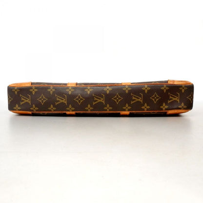 Louis Vuitton Briefcase Monogram Porte Documents Voyage M40226 Brown Men's