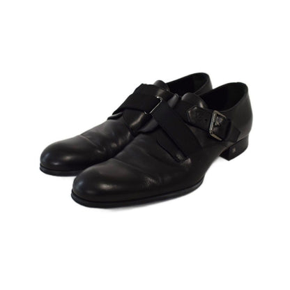 Louis Vuitton Business Shoes Dress Leather Logo Belt 8 Black