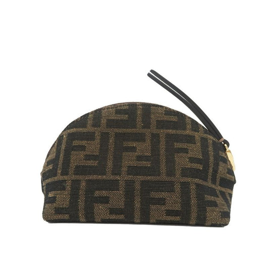 Fendi Pouch Zucca Pattern 8 N0208 Brown Accessories