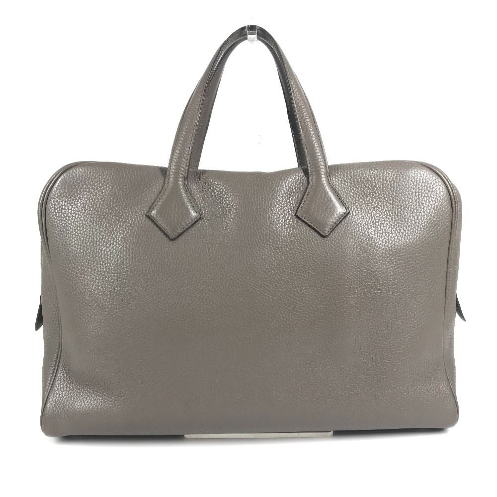 Hermes Tote Victoria 2 Taurillon Clemence Etain Gray