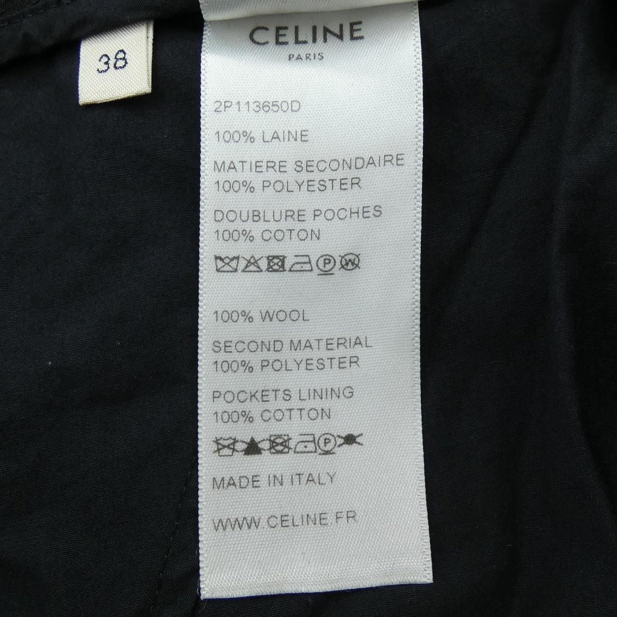 Celine Pants Black 38 — view 3