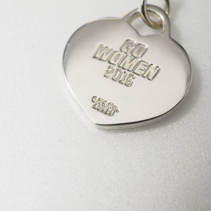 Tiffany & Co Tiffany & Co Necklace GO Women 2016 Heart Ag925 Silver 20250630