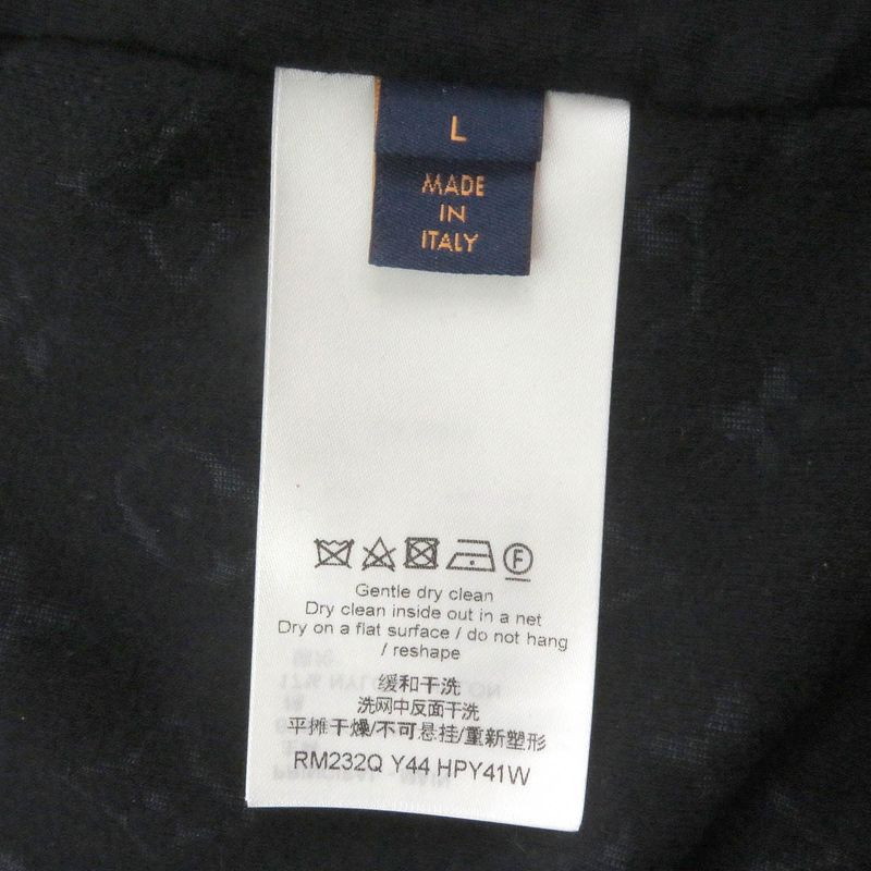 Louis Vuitton 23AW 1abj63 Monogram French Terry Zip-through Hoodie Pile Fabric