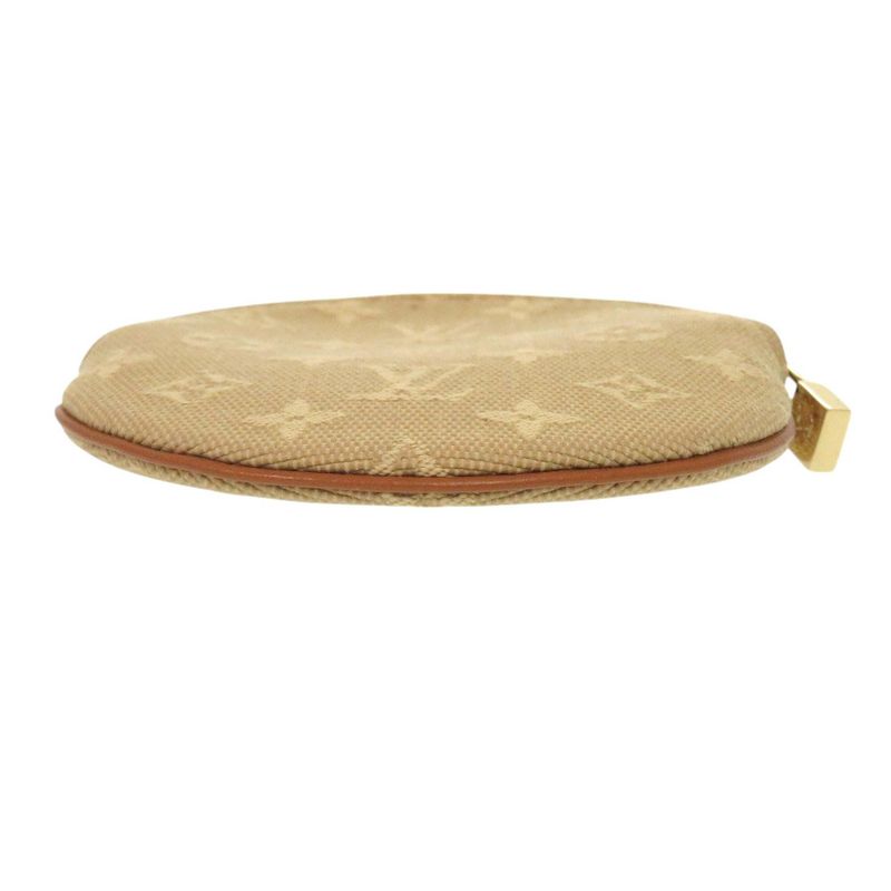 Louis Vuitton Porte Moneron M92452 Monogram Mini Beige Coin Case LV 0792 Louis