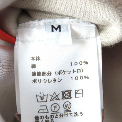 Hermes FIT 100% Cotton Serie Button Logo Half Zip Hoodie Pullover Hoodie Light