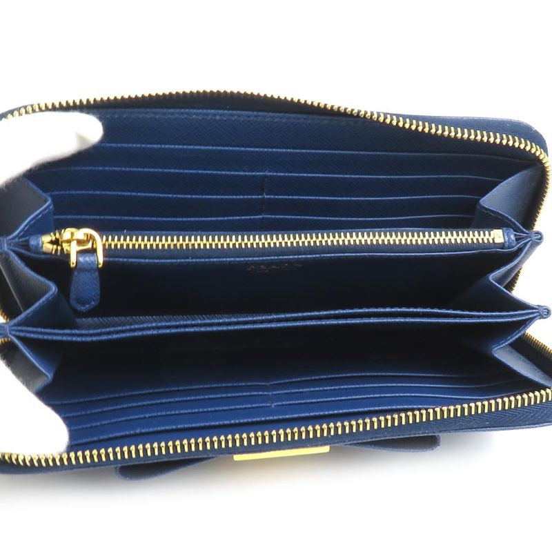 Prada Round Zipper Long Wallet 1ml506