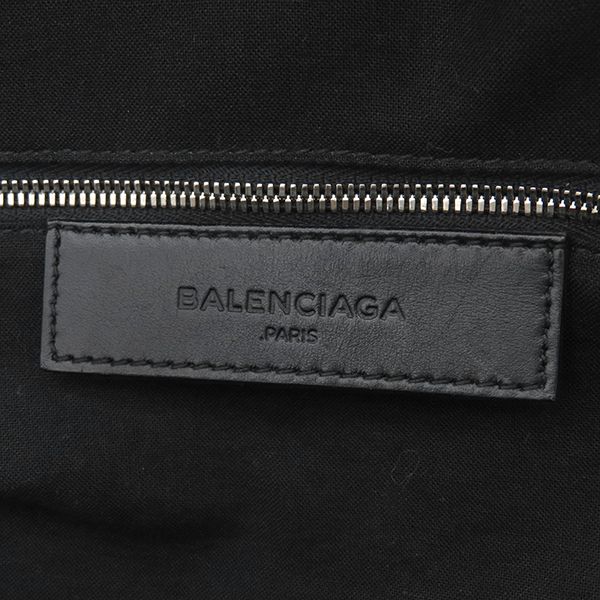 Balenciaga Backpack Daypack Backpack Canvas Leather White X Black Silver
