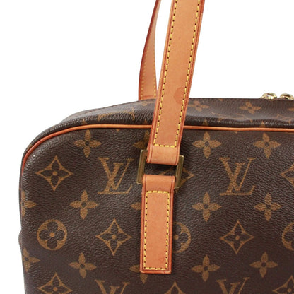 Louis Vuitton Cite GM Monogram Leather Brown Shoulder Bag Gold — view 14
