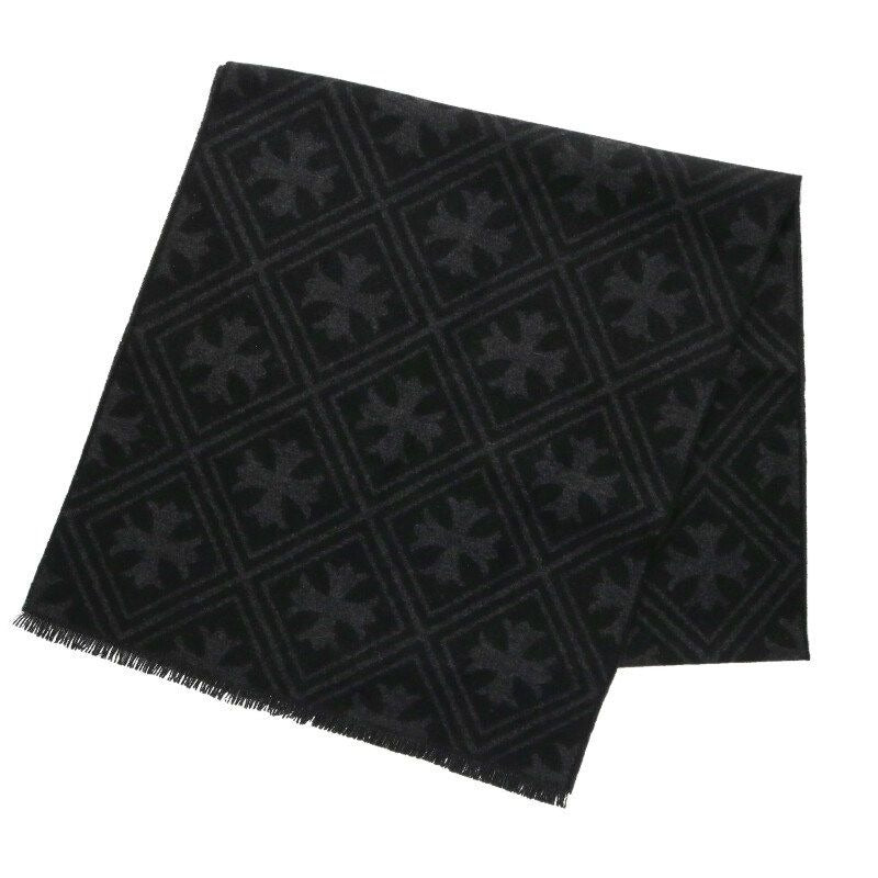 Chrome Hearts CH Plus All Over Pattern Cashmere Scarf