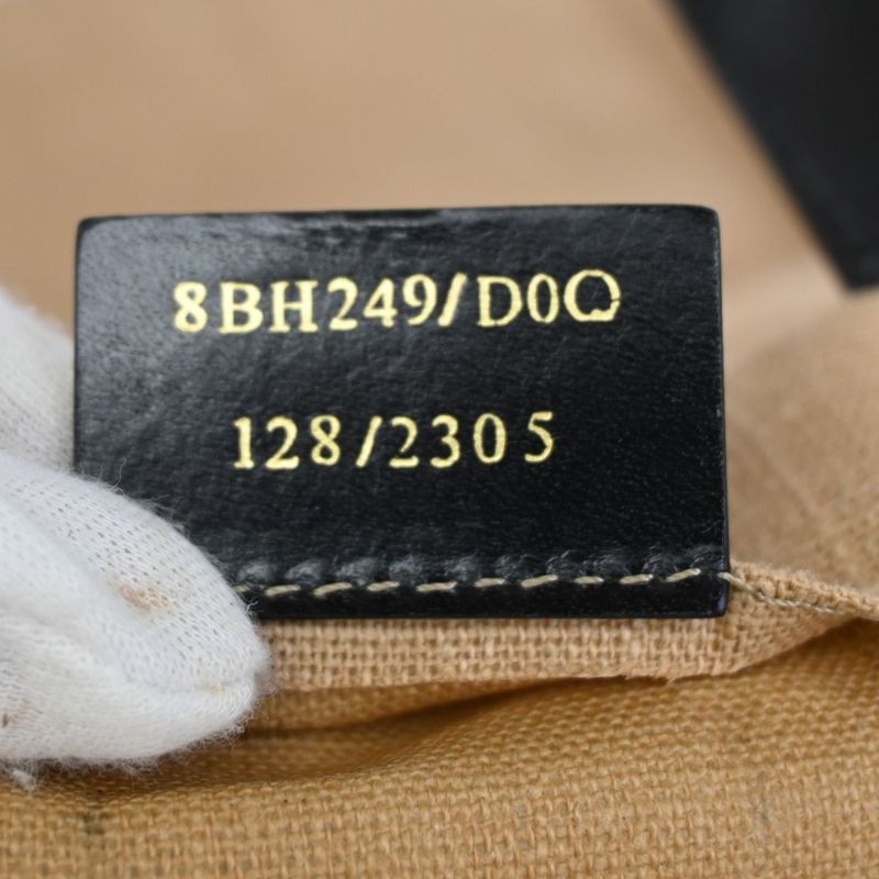 Fendi Tote Bag Logo Canvas Leather 68ka638