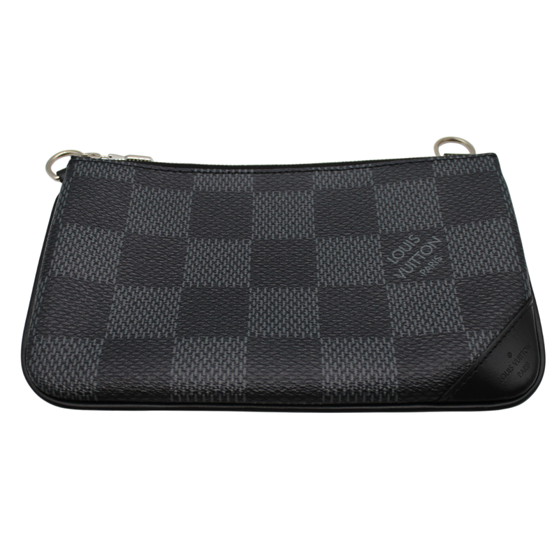 Louis Vuitton N50017 Damier Graphite Trio Messenger Shoulder Bag A25-2904