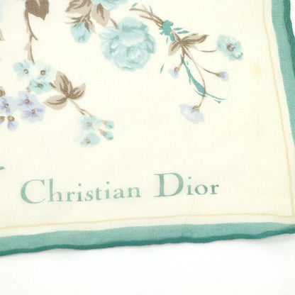 Christian Dior Flower Motif Scarf 100% Silk 4000010801100140
