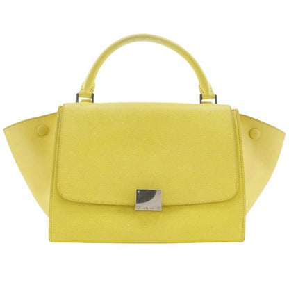 Celine Trapeze Small 174683 Calf Yellow Ladies Handbag