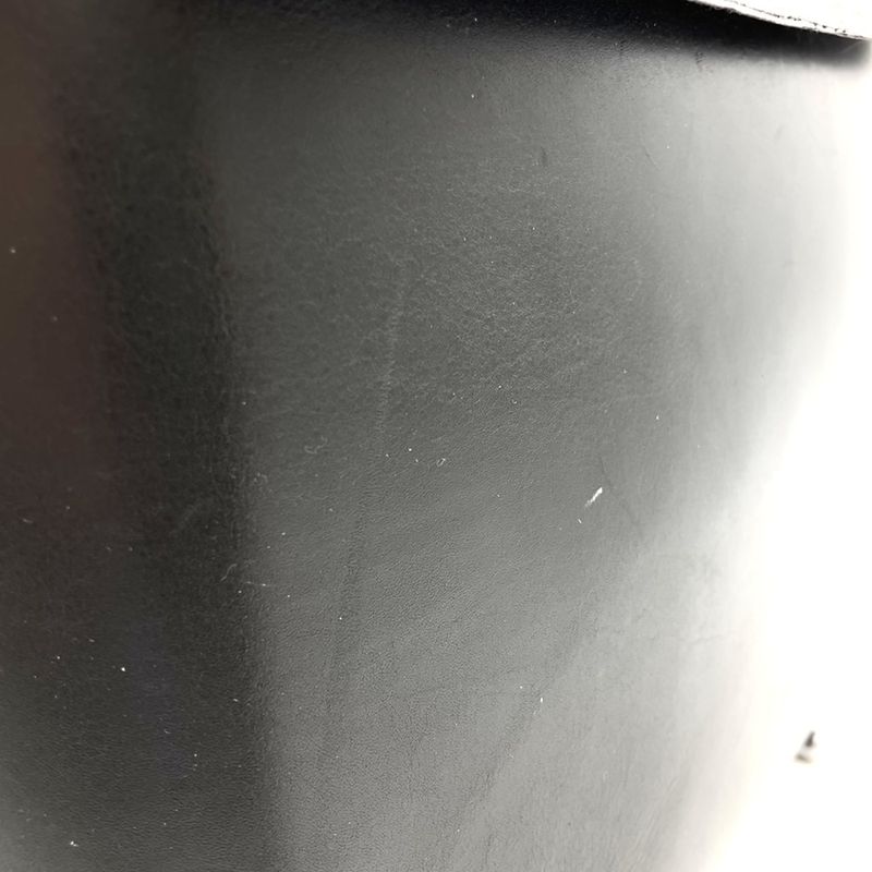 Gucci 001 1998 Handbag Bamboo 2WAY Leather Gold Hardware Black Ladies Formal