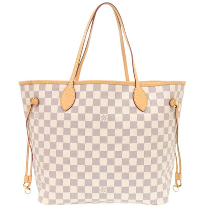 Louis Vuitton Neverfull MM Damier Azure N51107 Tote Bag LV 0666 Louis Vuitton