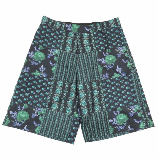 Unused 22AW DIOR Floral Rose Patchwork Short Half Pants Semi-wide 293c170a5680