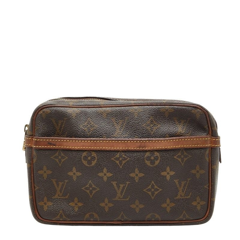 Louis Vuitton Monogram Compiegne 23 Brown Leather