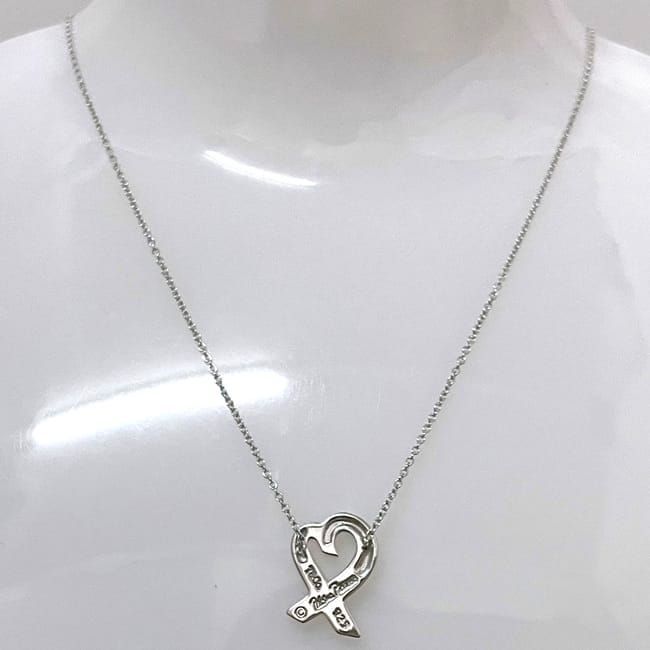Tiffany & Co Loving Heart Necklace Ec22788 Silver