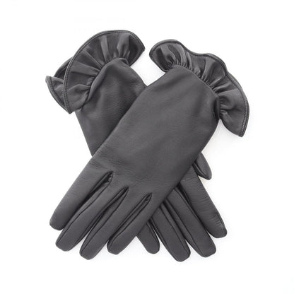 Chanel Gloves CC Logo Black Lambskin