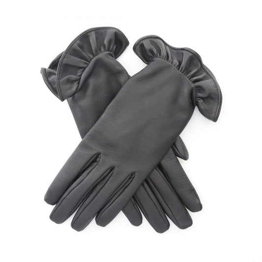 Chanel Gloves CC Logo Black Lambskin