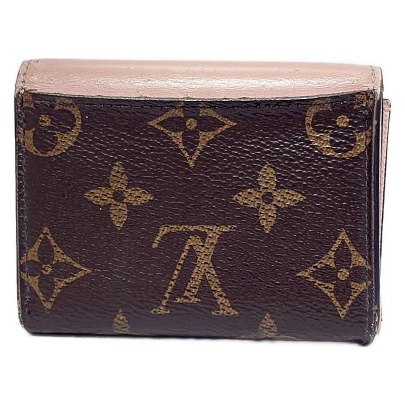 Louis Vuitton Monogram Portefeuille Zoë Trifold Wallet M62933 Rose Ballerine
