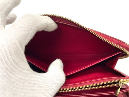 Louis Vuitton Monogram Vernis Zippy Wallet Round Zip Wallet Long Wallet M90200