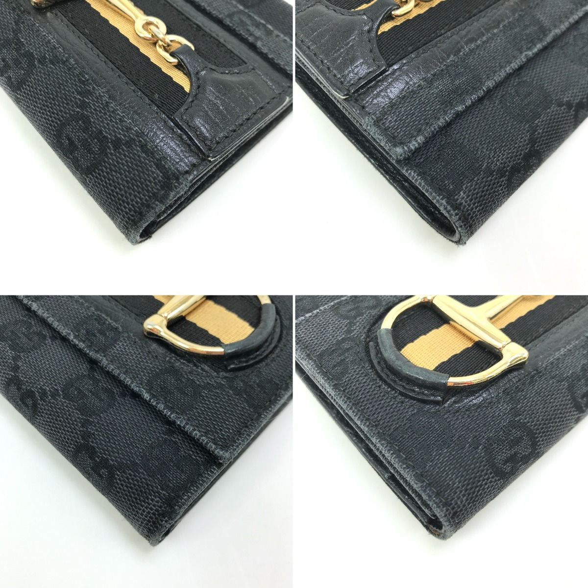 Gucci Trifold Wallet 138034 Black