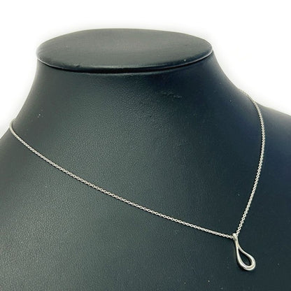 Tiffany & Co Tiffany & Co Silver Open Tia Dos Rop Necklace 2.0g 925 Engraved