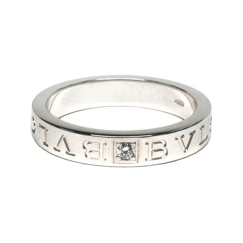 Bvlgari B.zero1 Essential Band Ring AU 750 WG Diamond No 18