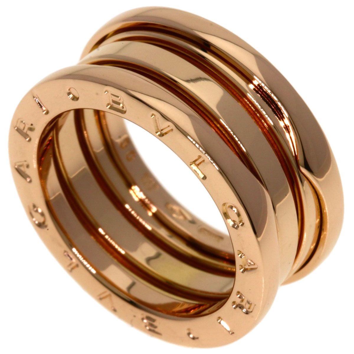 Bvlgari B-zero One Band 50 Ring 18K Pink Gold