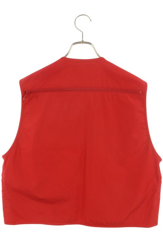 Prada Sgc499 Triangle Plate Multi-pocket Vest Men's S