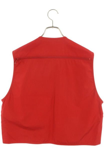 Prada Sgc499 Triangle Plate Multi-pocket Vest Men's S