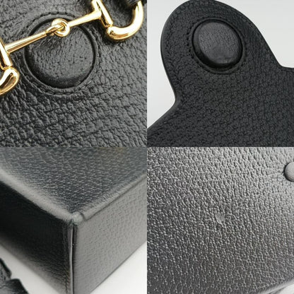 Gucci Horsebit 1955 Black Leather 732302