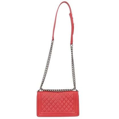 Chanel Boy Chanel 25 Lambskin Shoulder Bag Women 25