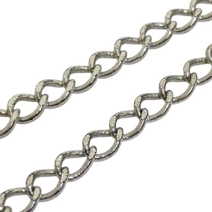 Christian Dior Chain Bracelet Bangle Accessories Jewelry CD Logo Metal Silver