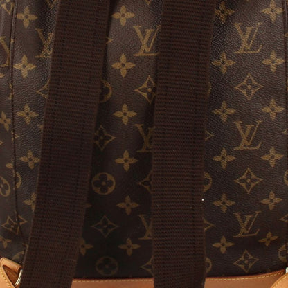 Louis Vuitton Montsouris GM M51135 Monogram Women's Backpack Daypack Brown
