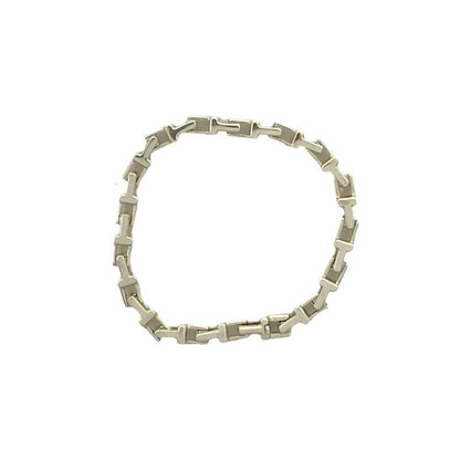 Tiffany & Co T Narrow Bracelet Silver 925 Chain Bangle Accessories
