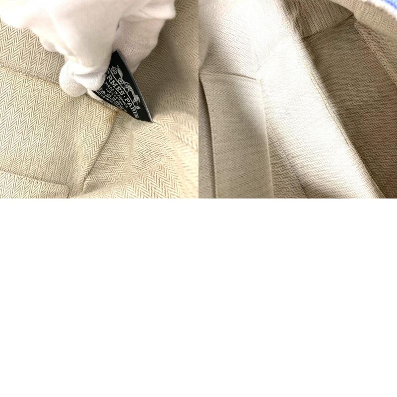 Hermes Handbag Brid A Black GM Brid A Black GM Cotton Blue