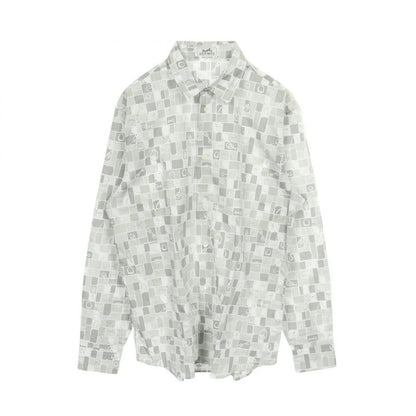 Hermes Mosaic Equestre Cotton Shirt